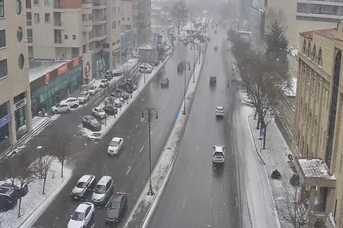 Hazırda Bakı yollarında vəziyyət necədir? - FOTO