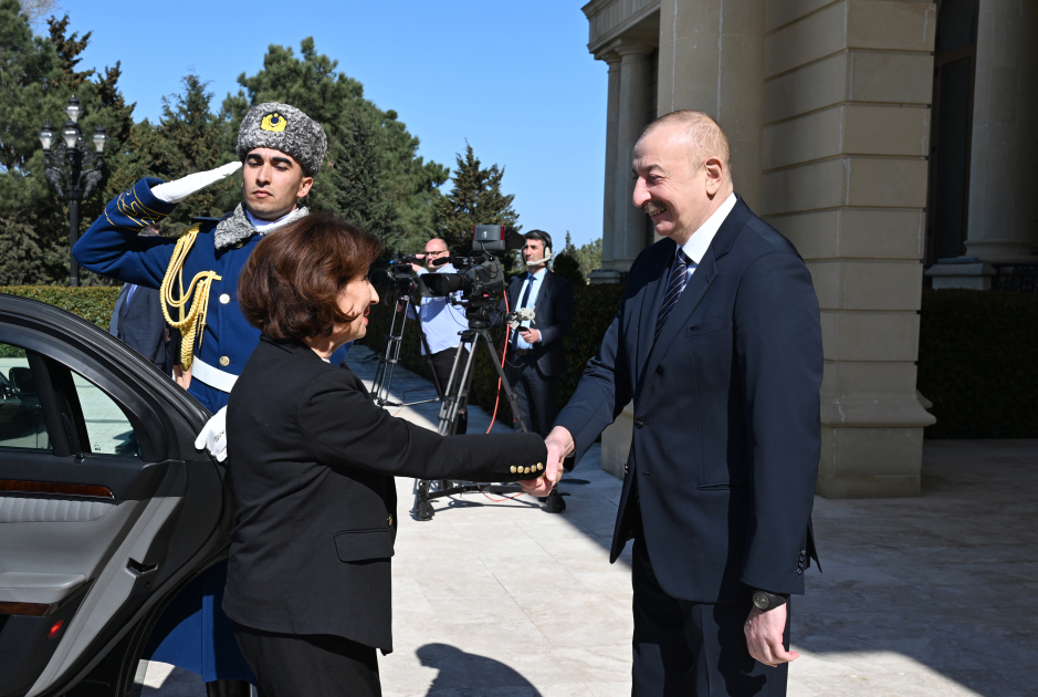 Şimali Makedoniya Prezidentinin rəsmi qarşılanma mərasimi oldu - FOTO/VİDEO