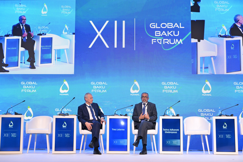 XII Qlobal Bakı Forumu işini panel iclaslarla davam etdirir - FOTO