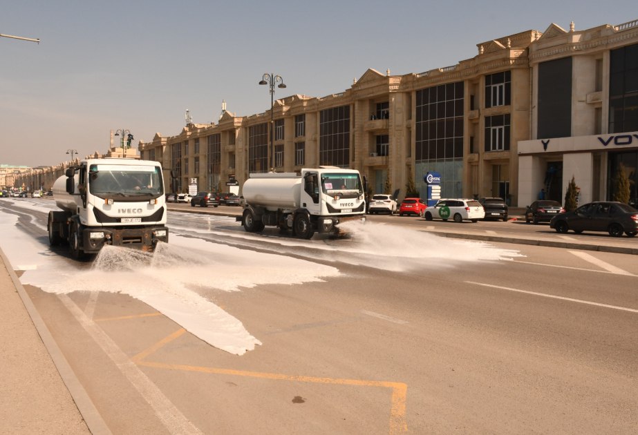 Bugünkü iməcilikdə Bakının 551 küçəsi YUYULDU