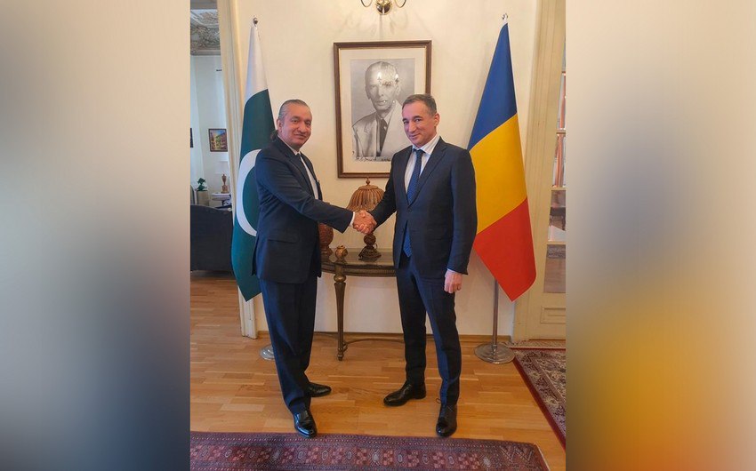 Azərbaycan və Pakistanın Rumıniyadakı səfirləri görüşüblər Azərbaycan və Pakistanın Rumıniyadakı səfirləri görüşüblər