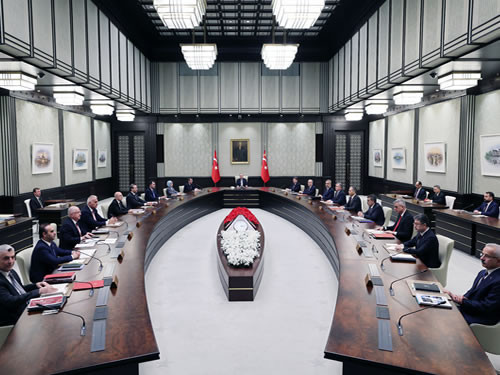 Ərdoğanın sədrliyi ilə Türkiyə hökumətinin iclası keçirilib Ərdoğanın sədrliyi ilə Türkiyə hökumətinin iclası keçirilib