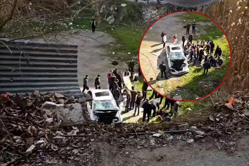Yasamalda bədbəxt hadisə: Avtomobil bina tikmək üçün qazılmış bünövrəyə aşdı - VİDEO Yasamalda bədbəxt hadisə: Avtomobil bina tikmək üçün qazılmış bünövrəyə aşdı - VİDEO