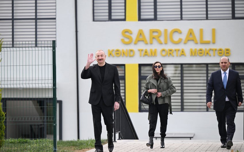 Prezident və Birinci xanımın Sarıcalıdan YENİ GÖRÜNTÜLƏRİ