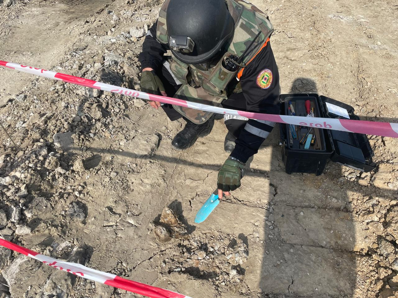 Bakıda hərbi sursat aşkarlandı – FOTO