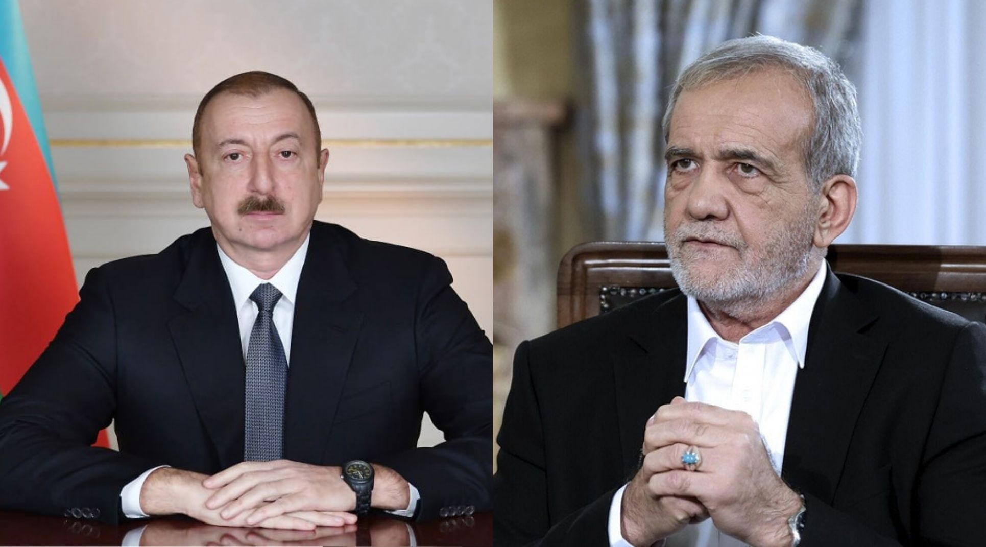 Prezident İlham Əliyevlə Məsud Pezeşkian arasında telefon danışığı olub