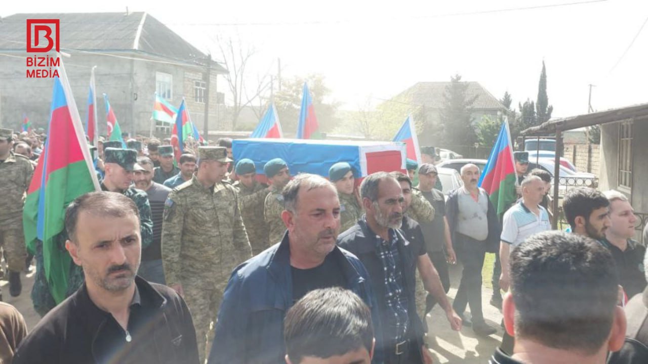 Şəhid hərbçi Lənkəranda dəfn olundu - FOTO