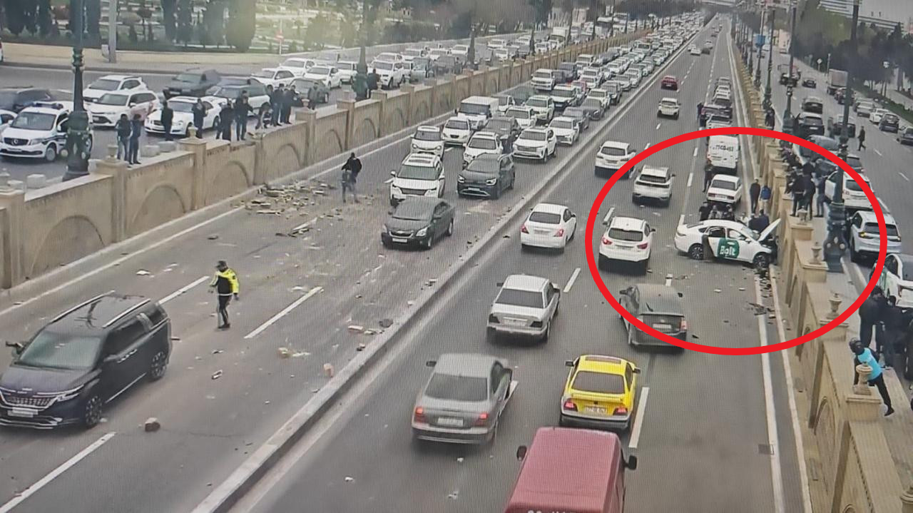 SON DƏQİQƏ! Bakıda “Bolt” sürücüsü ağır qəza törətdi – FOTO