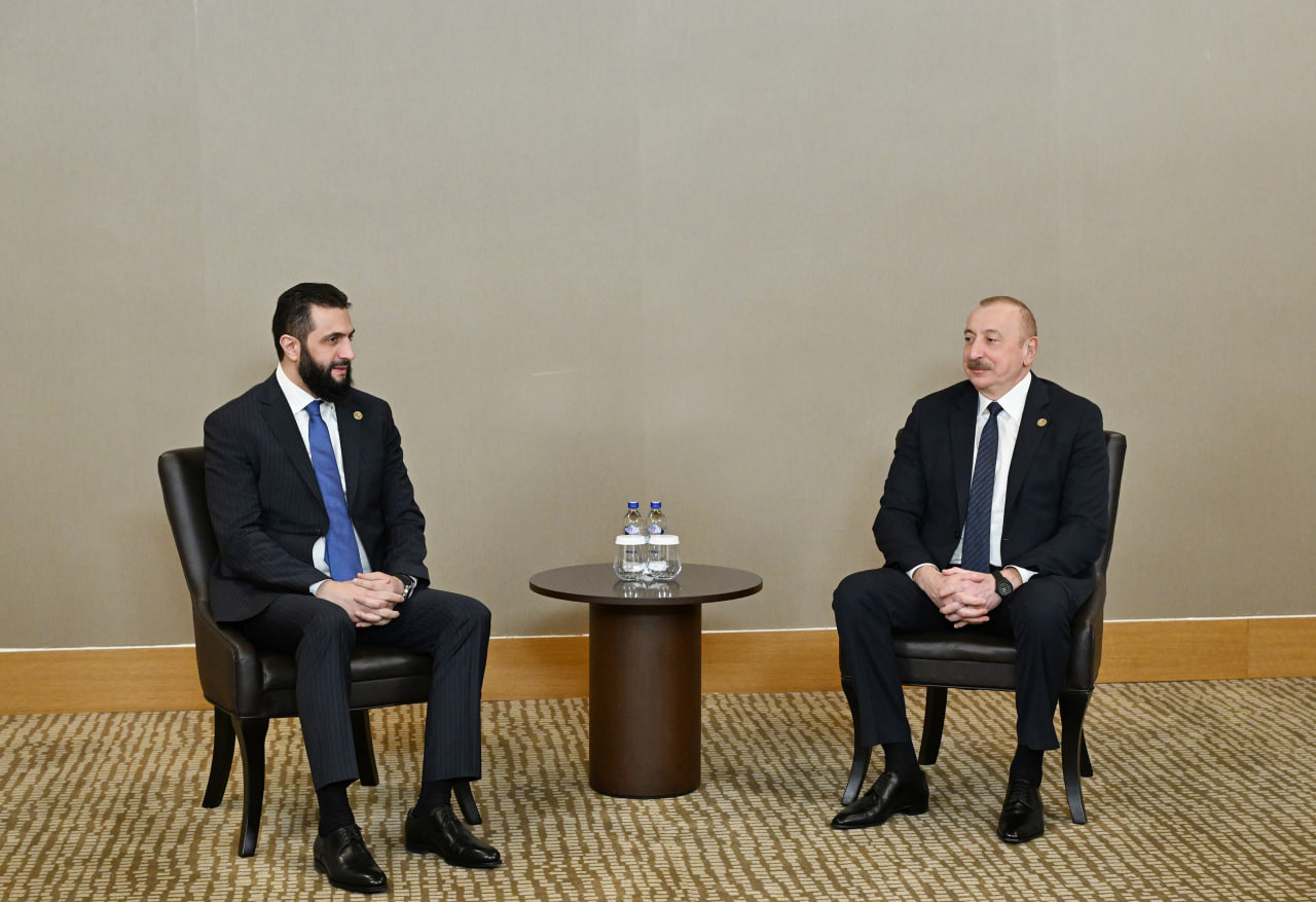 İlham Əliyev Suriya lideri ilə görüşdü – FOTO