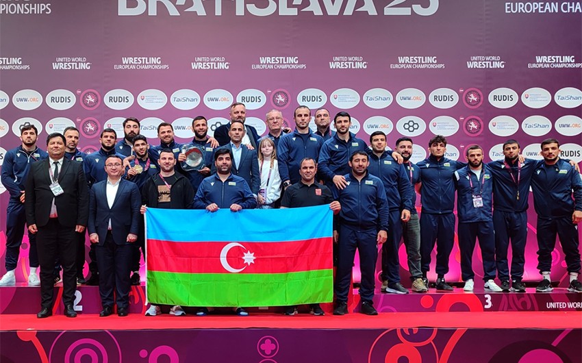 Güləş millimiz Avropa ÇEMPİONU OLDU Güləş millimiz Avropa ÇEMPİONU OLDU