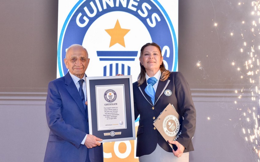 Azərbaycanlı hakimin adı Ginnesin Rekordlar Kitabına daxil edildi – FOTO