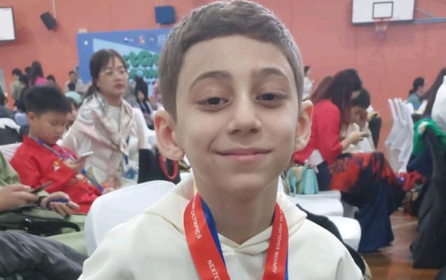Şəhid oğlu Beynəlxalq Riyaziyyat Olimpiadasında qızıl medal qazandı – FOTO