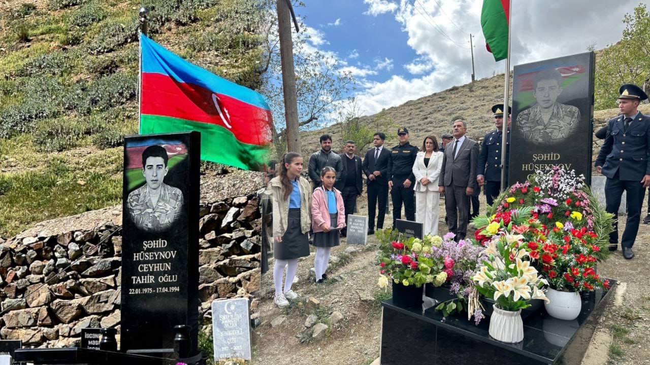 Şəhid Ceyhun Hüseynovun xatirəsi YAD EDİLDİ – FOTO/VİDEO