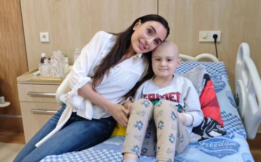 Leyla Əliyeva Uşaq Onkologiya Klinikasını ziyarət etdi - FOTO