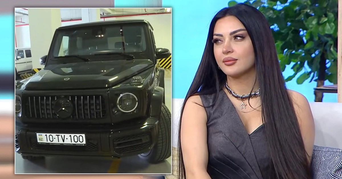 Vəfa Şərifova verilişə 400 minlik "Gelandewagen"i ilə gəldi – VİDEO