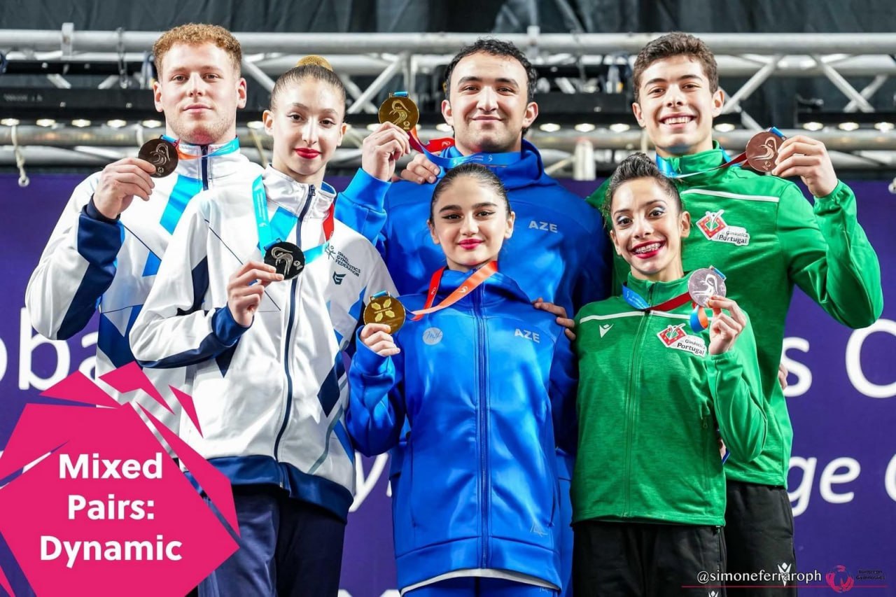 Akrobatlarımızdan Avropa çempionatının ilk günündə DÖRD MEDAL