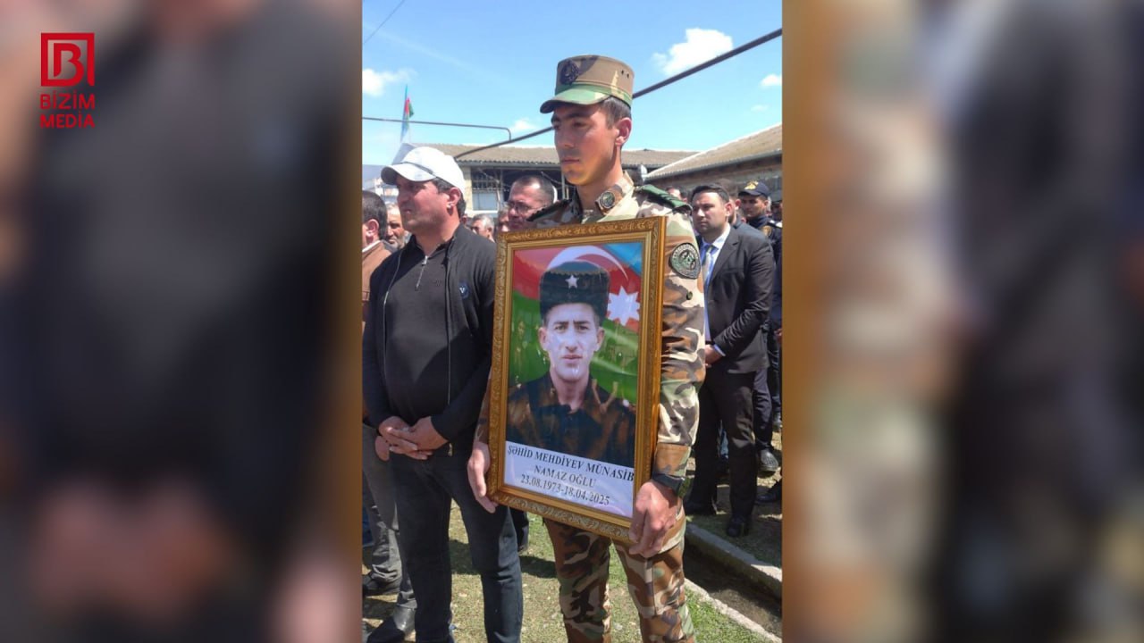 Şəhid Münasib Mehdiyev Samuxda DƏFN olundu – FOTO