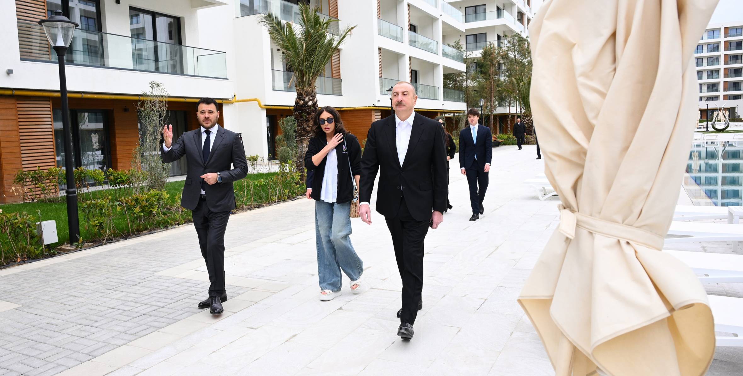 Prezident və ailəsi “Sea Breeze”də - FOTO