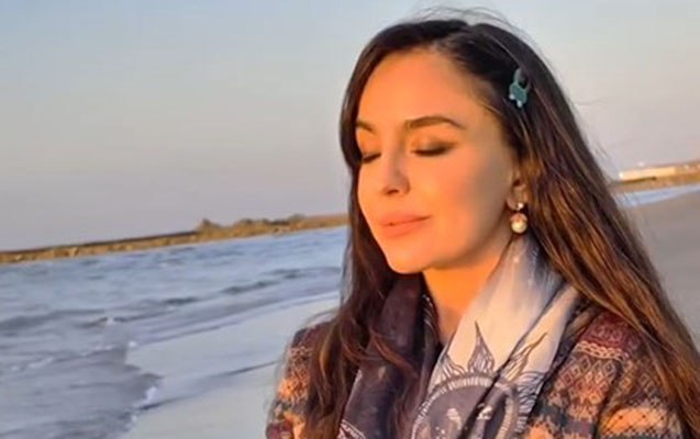 Leyla Əliyeva Xəzərin sahilindən maraqlı VİDEO paylaşdı Leyla Əliyeva Xəzərin sahilindən maraqlı VİDEO paylaşdı