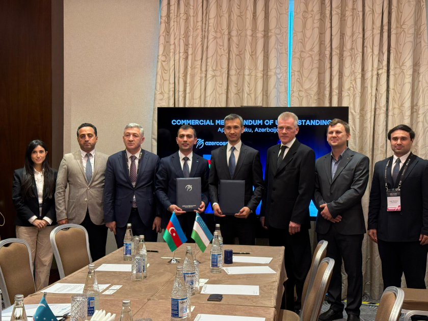 “Azərkosmos” və Özbəkistan şirkəti arasında memorandum imzalandı - FOTO
