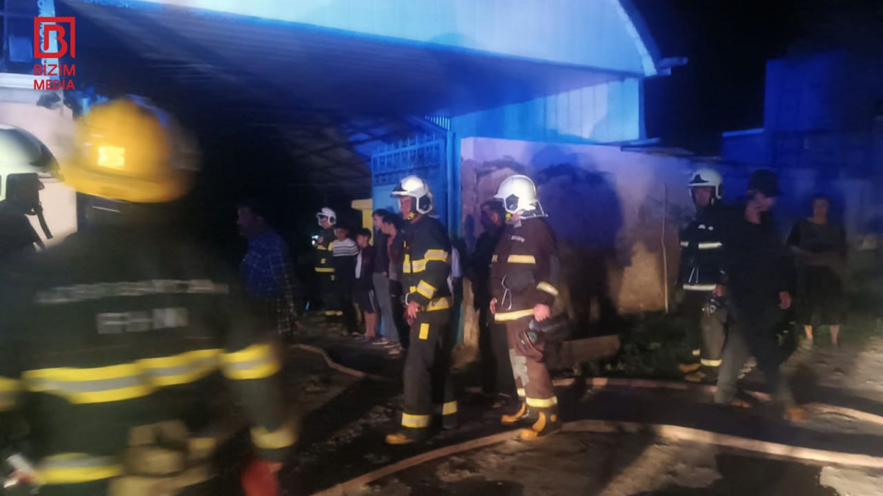Tovuzda YANĞIN – Ev alovlara qərq oldu - FOTO
