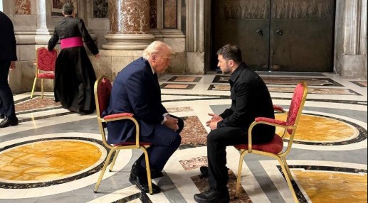 Zelenski Trampla bir araya gəldi – Bu dəfə kostyumda... -FOTO