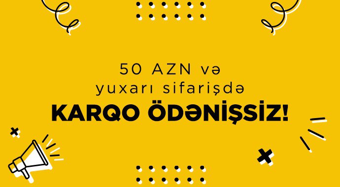 Trendyol 50 manatdan yuxarı sifarişlərdə çatdırılmanı pulsuz etdi Trendyol 50 manatdan yuxarı sifarişlərdə çatdırılmanı pulsuz etdi