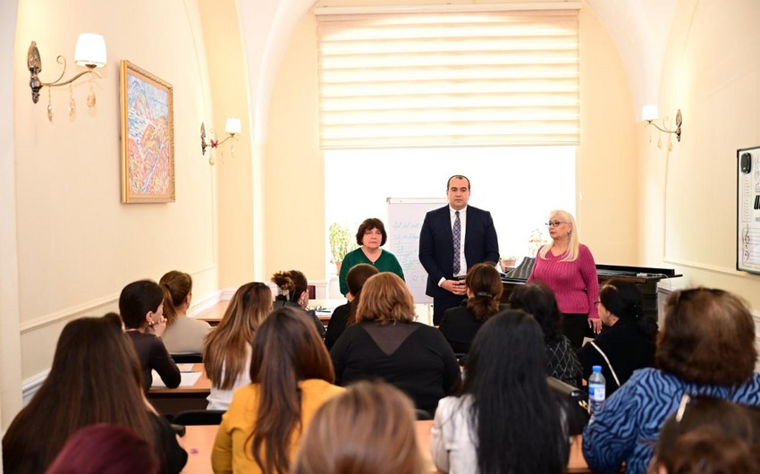 Attestasiyanın müəyyən etdiyi ehtiyaclara uyğun təlimlərə BAŞLANILIR - FOTO