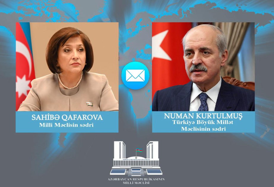 Sahibə Qafarova Numan Kurtulmuşa başsağlığı verdi Sahibə Qafarova Numan Kurtulmuşa başsağlığı verdi