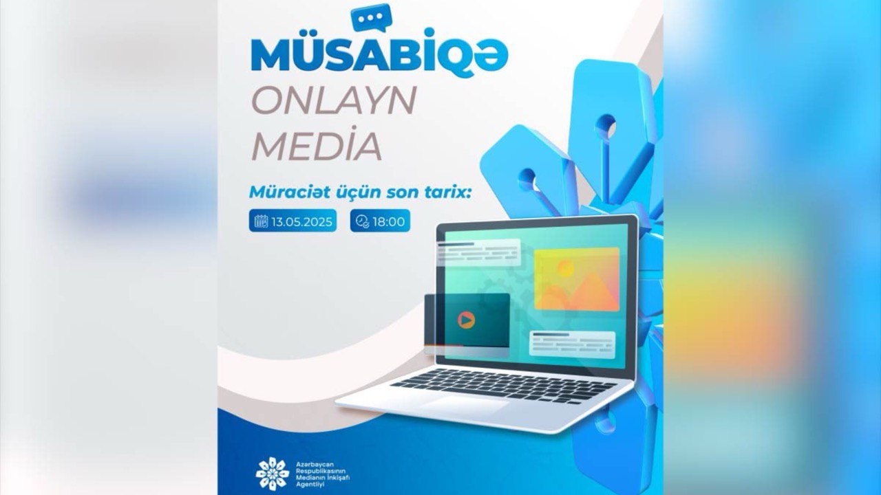 MEDİA onlayn media subyektlərinə dəstək üçün müsabiqə ELAN ETDİ