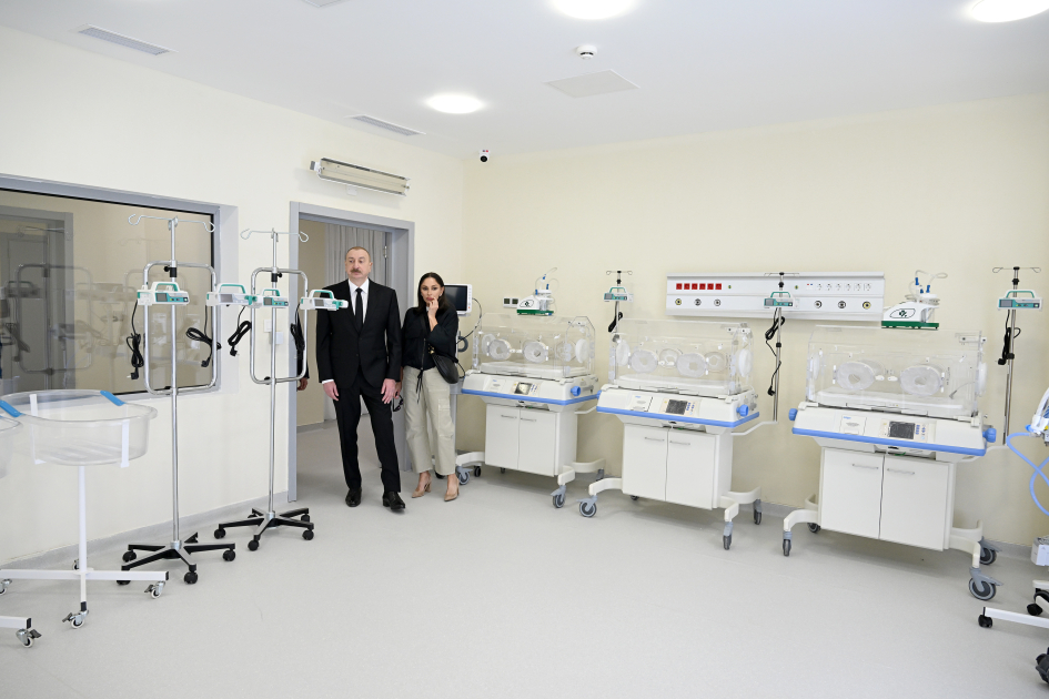 Prezident və birinci xanım Şuşa Müalicə-Sağlamlıq Mərkəzinin açılışında - FOTO/VİDEO