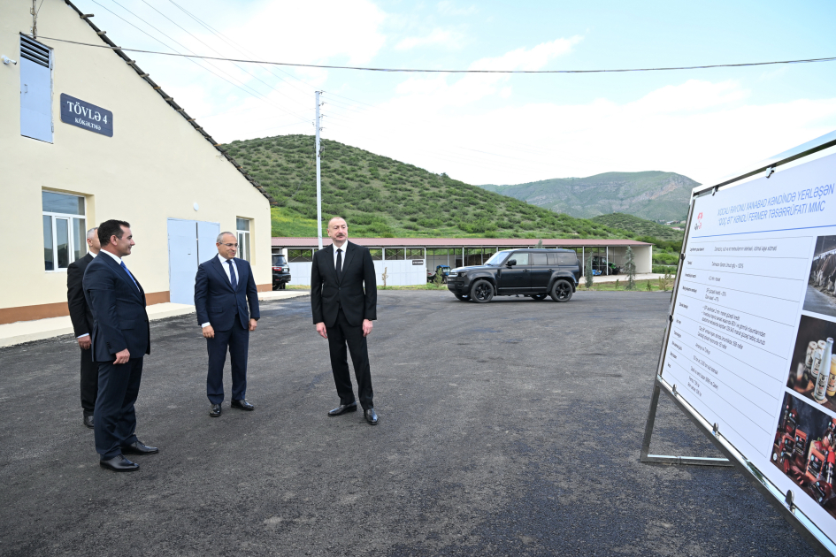 “Qoç Ət”in Xocalının Xanabad kəndindəki heyvandarlıq kompleksinin AÇILIŞI OLDU - FOTO
