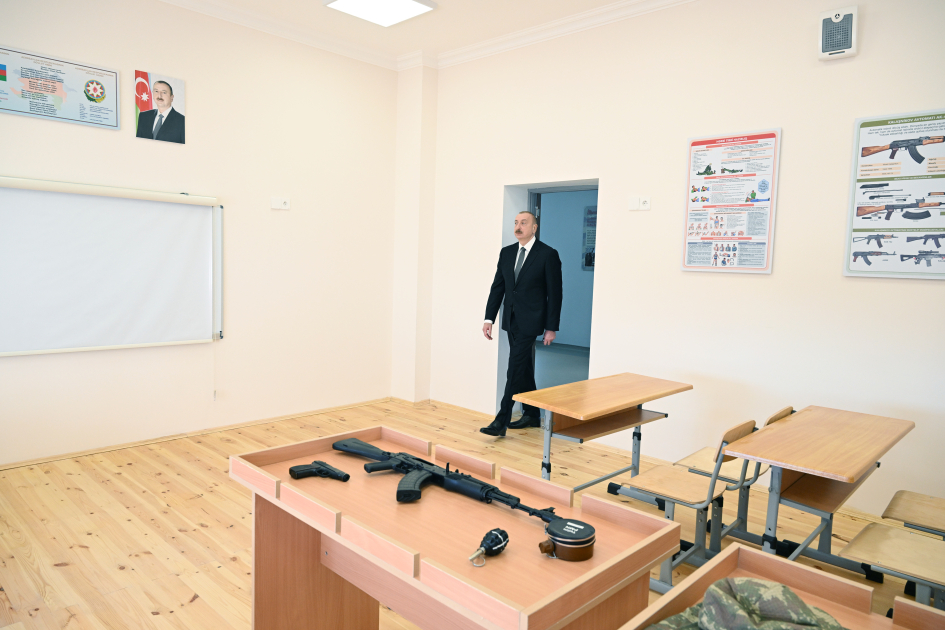 Prezident Ağdamda Kəngərli kənd tam orta məktəbinin binasının açılışında – FOTO/VİDEO