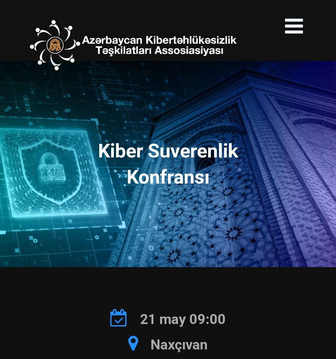 Naxçıvanda MÜHÜM KONFRANS keçiriləcək Naxçıvanda MÜHÜM KONFRANS keçiriləcək