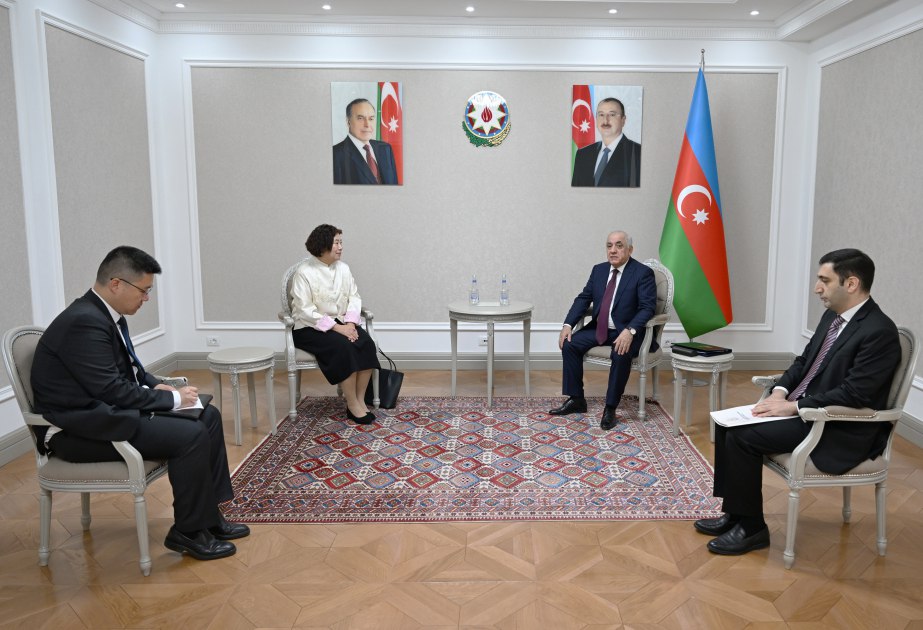 Baş nazir yeni Çin səfiri ilə görüşdü