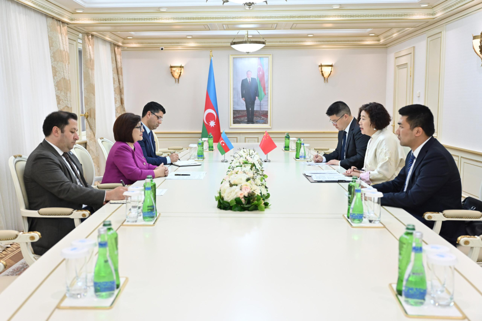 Çinin ölkəmizdə yeni təyin edilmiş səfiri Milli Məclisdə - FOTO