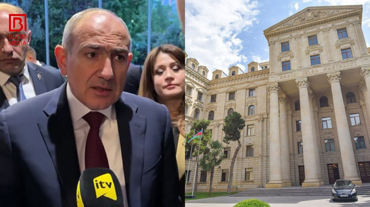 Paşinyanın “İTV”yə verdiyi açıqlamaya Azərbaycan XİN-dən CAVAB