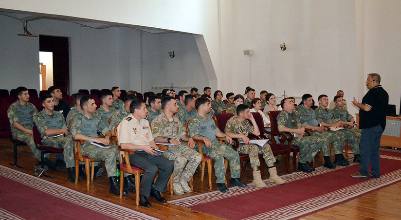 Azərbaycan ordusunda psixoloqlarla təlim keçirildi - FOTO
