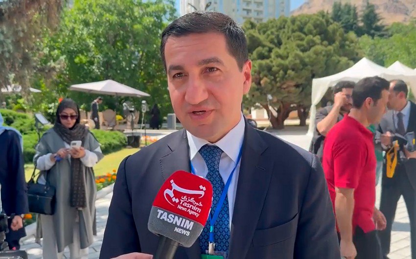 Hikmət Hacıyev “Tasnim” agentliyinə müsahibə verdi Hikmət Hacıyev “Tasnim” agentliyinə müsahibə verdi