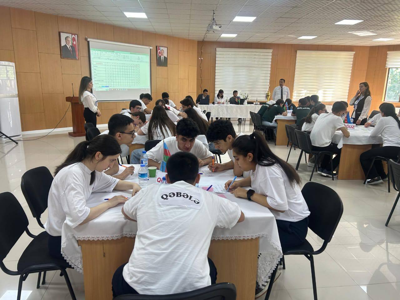 Qax komandası intellektual məktəb çempionatının zona qalibi oldu - FOTO