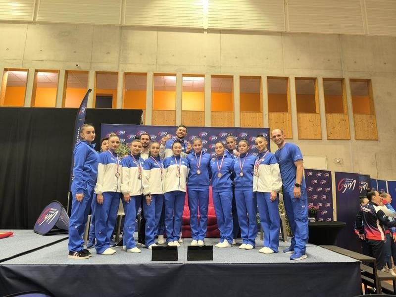 Gimnastlarımız Fransada 4 medal QAZANDI Gimnastlarımız Fransada 4 medal QAZANDI