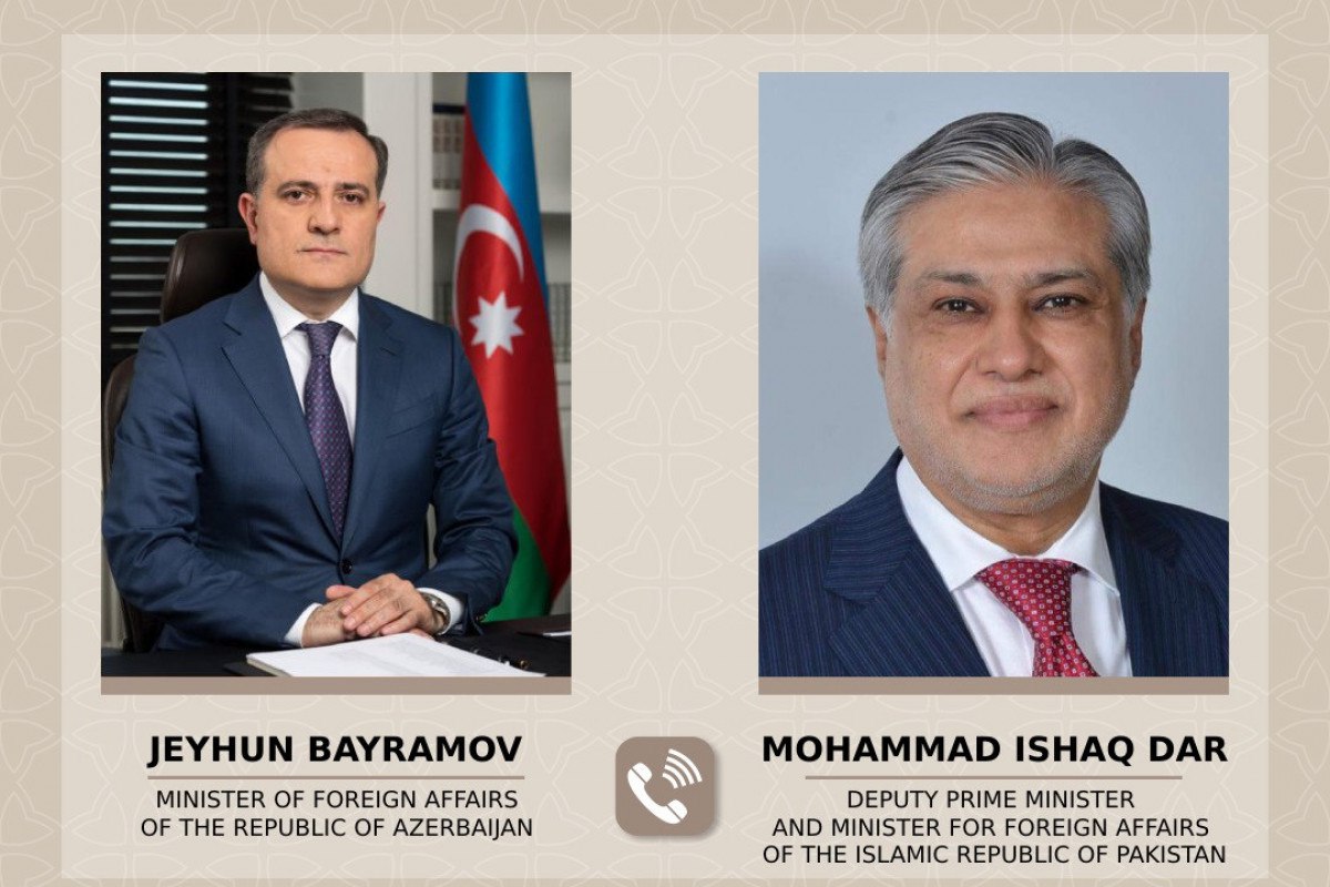 Ceyhun Bayramovla pakistanlı həmkarı arasında telefon danışığı olub - YENİLƏNİB Ceyhun Bayramovla pakistanlı həmkarı arasında telefon danışığı olub - YENİLƏNİB