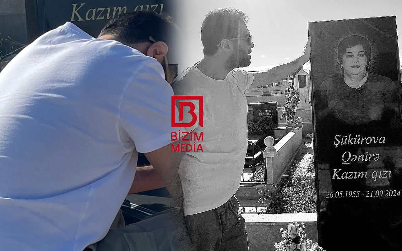 Namiq Qaraçuxurlu anasının MƏZARI BAŞINDA – FOTO