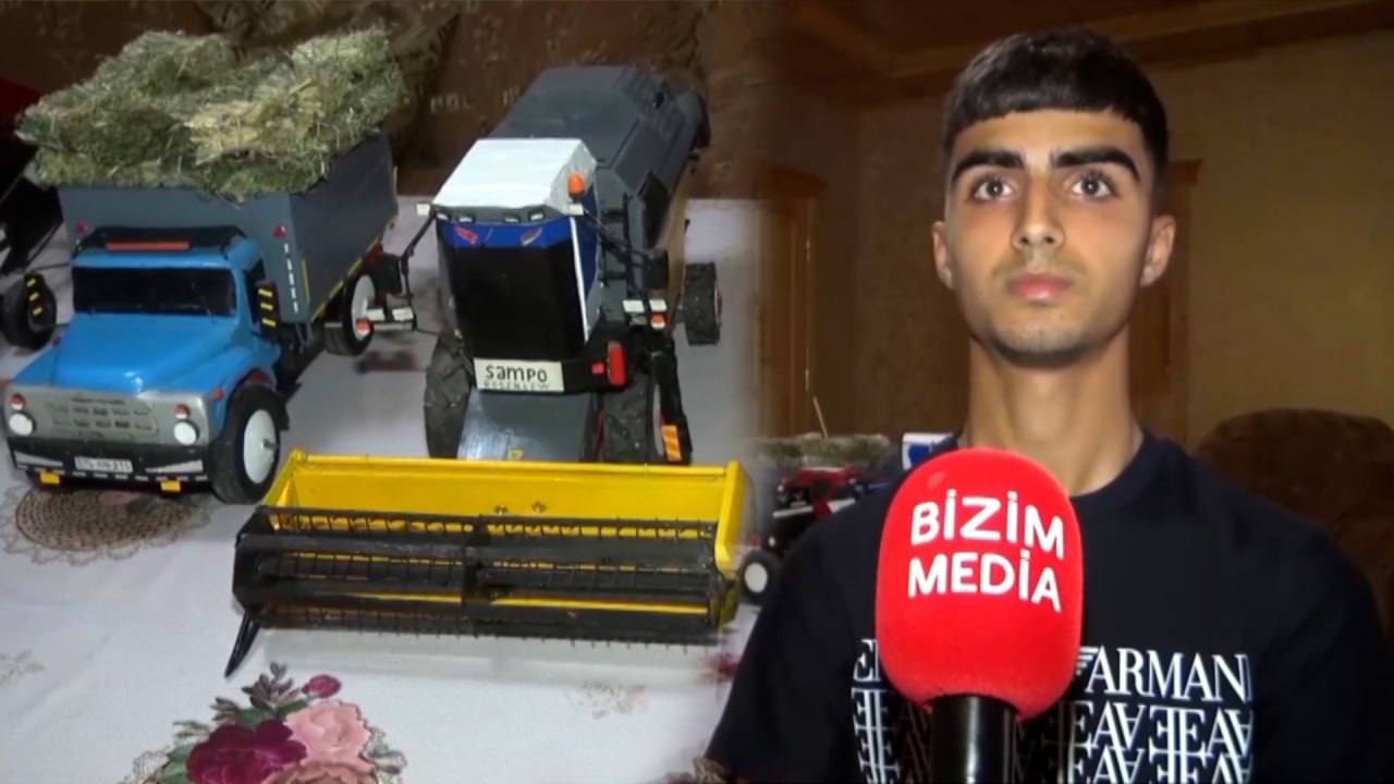 17 yaşlı Əlinin yararsız detallardan yaratdığı MÖCÜZƏ – VİDEO