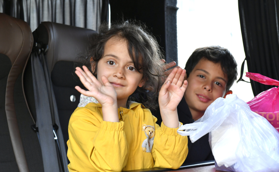 Kəngərli kəndinə növbəti köç karvanı yola salındı – FOTO