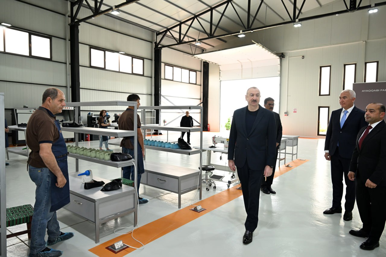 “PIRSHAGHI” ayaqqabı fabrikinin Laçın filialı istifadəyə verildi – FOTO/VİDEO “PIRSHAGHI” ayaqqabı fabrikinin Laçın filialı istifadəyə verildi – FOTO/VİDEO
