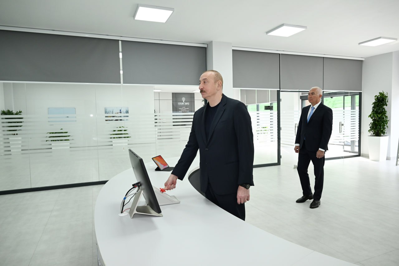 Laçın Elektrik Şəbəkəsi Rəqəmsal İdarəetmə Mərkəzi istifadəyə verildi - FOTO