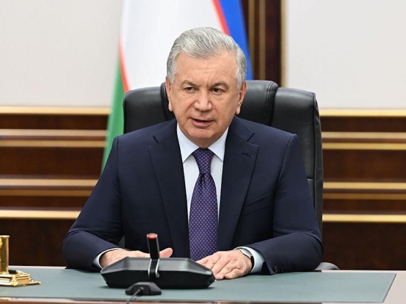 Şavkat Mirziyoyev Azərbaycan Prezidentini təbrik etdi