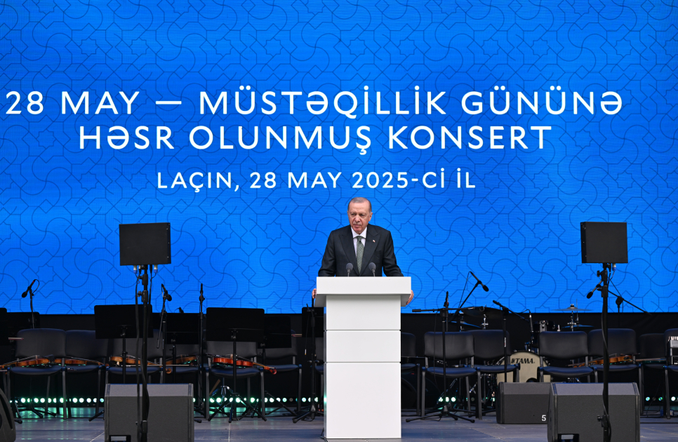 Ərdoğan: “İndi buradakı tabloda 3 dövlət, tək millət var” - VİDEO Ərdoğan: “İndi buradakı tabloda 3 dövlət, tək millət var” - VİDEO