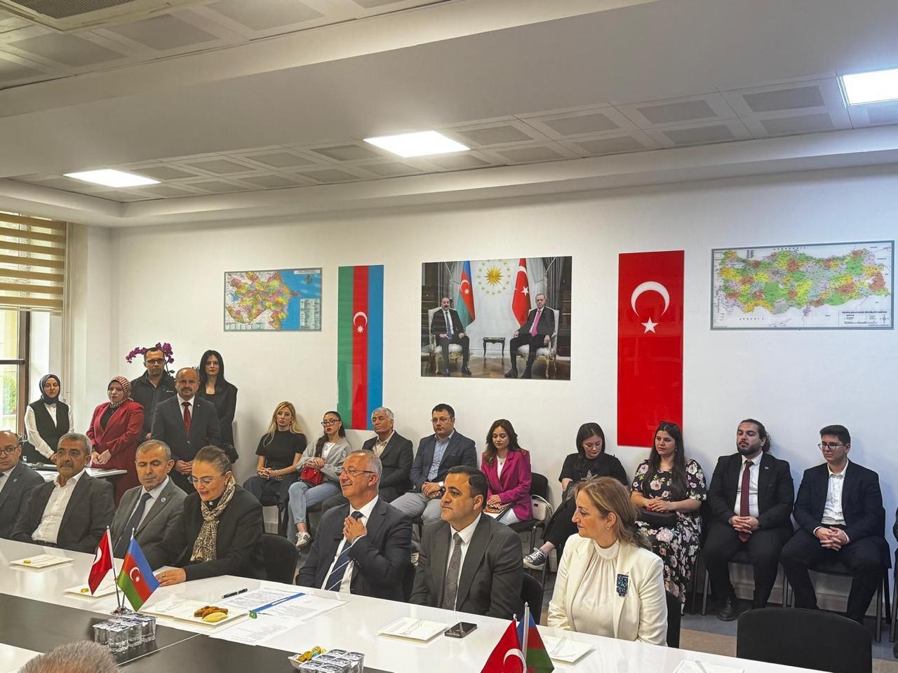 Türkiyənin Qazi Universitetində “Azərbaycan dilinin tədrisi ocağı”nın açılışı olub - FOTO